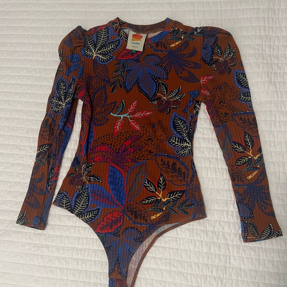 FARM Rio Jungle Foliage Bodysuit